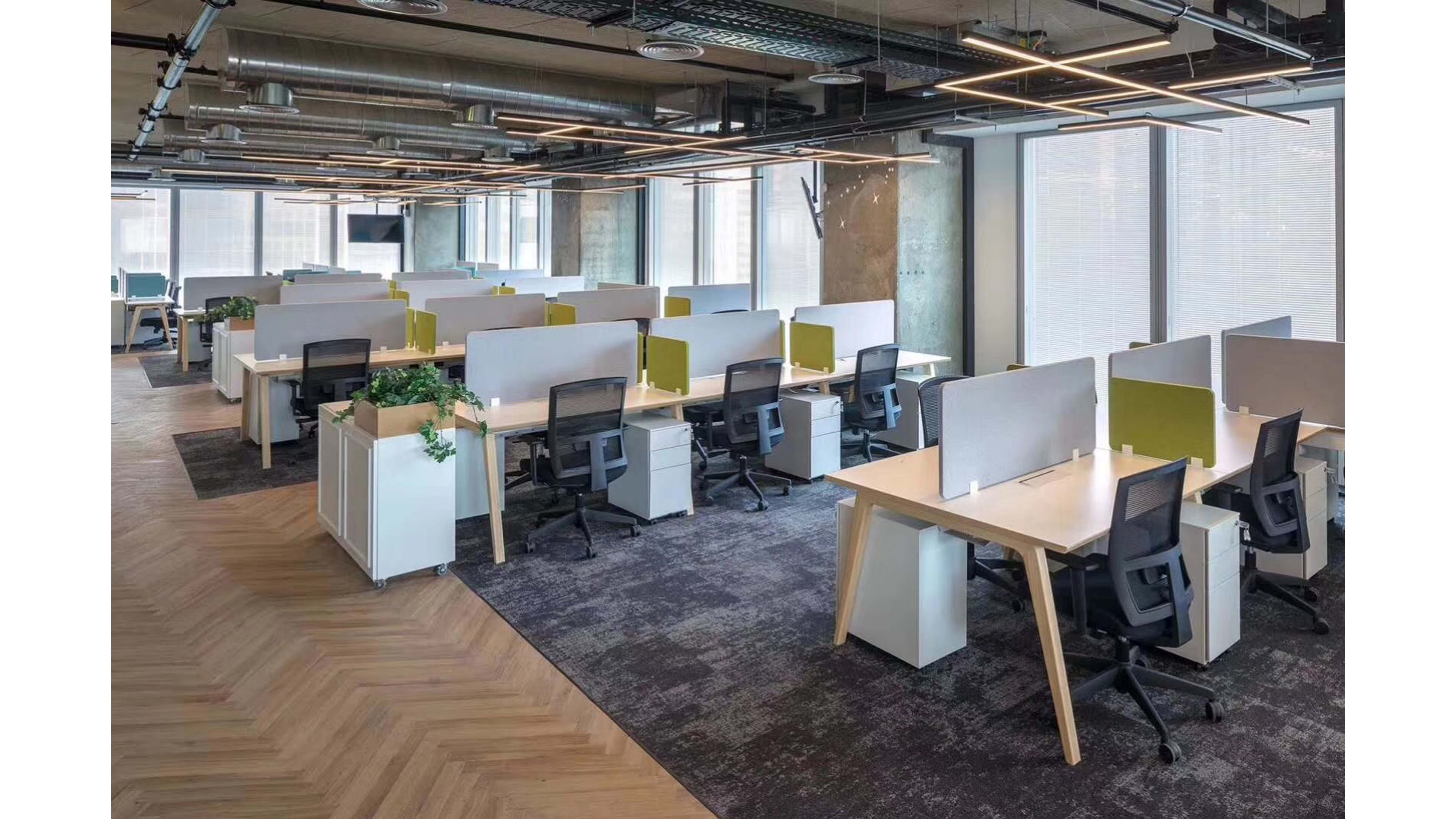 麥尚辦公家具定制服務上海沿峰汽車閔行區辦公樓